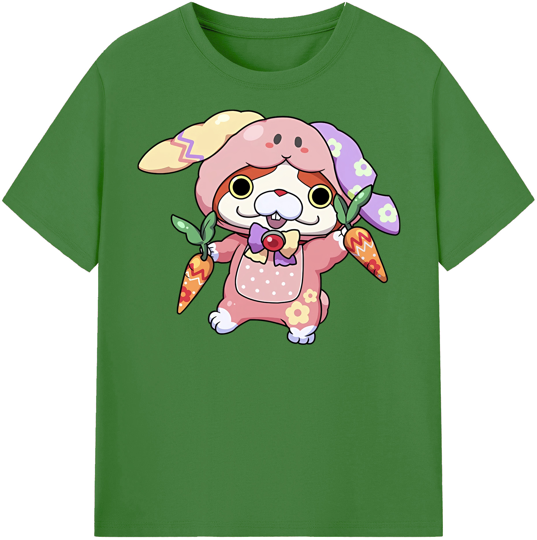 （画像用） 妖怪ウォッチ Yo-kai Watch レディースカジュアルプリントTシャツ（綿100％）